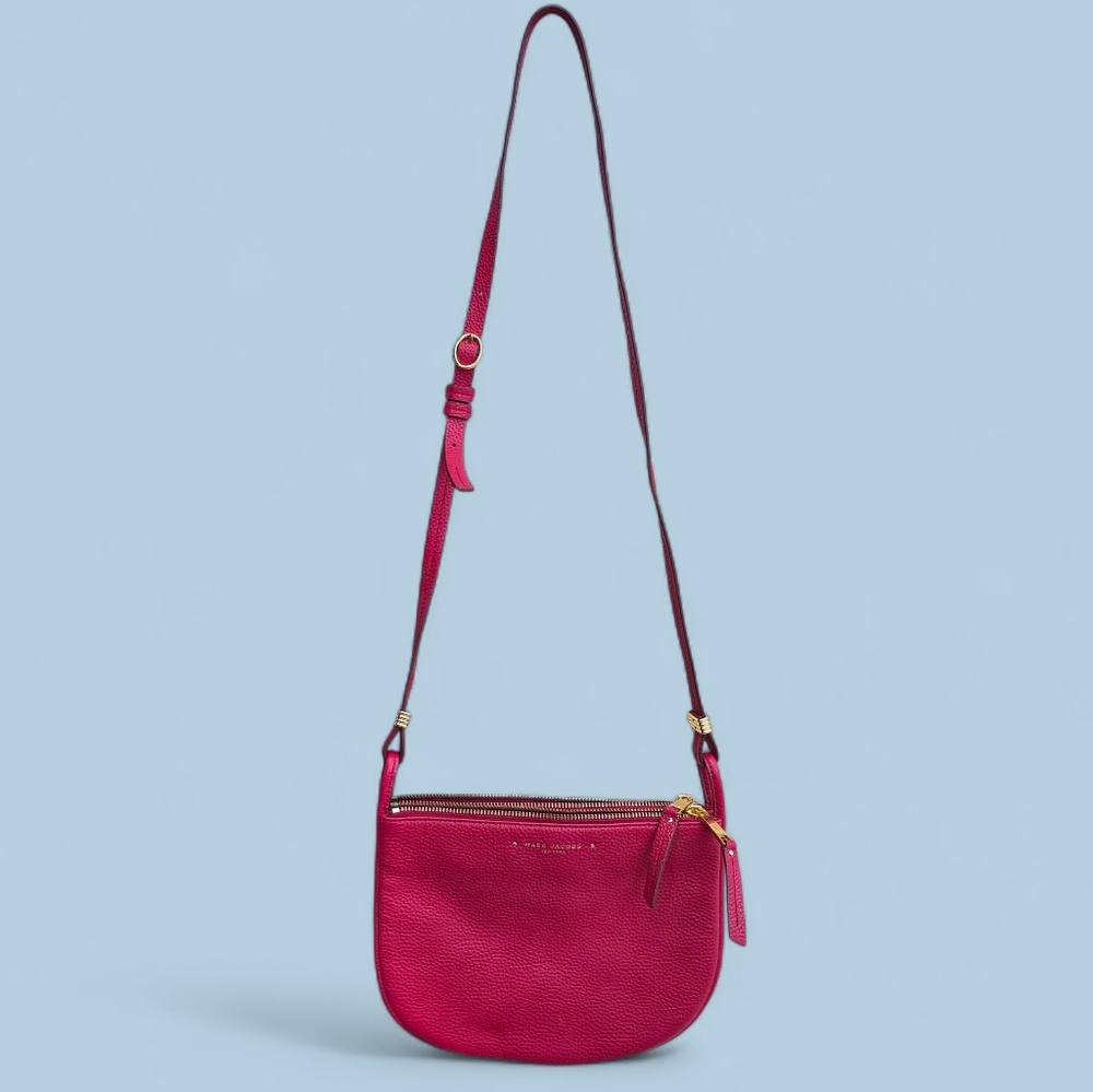 Marc Jacobs Red Leather Crossbody Purse